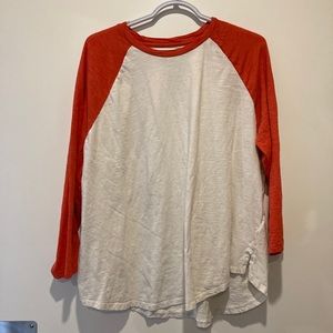 Old Navy Coral Baseball Tee